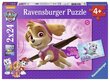 Puzzle 2x24 kpl Paw Patrol (Ryhmä Hau) Skye ja Everest hinta ja tiedot | Palapelit | hobbyhall.fi