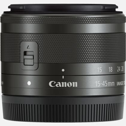 Canon EF-M 15-45mm IS STM (valkoinen kotelo) hinta ja tiedot | Objektiivit | hobbyhall.fi