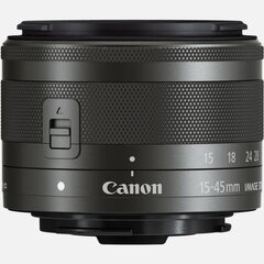 Canon EF-M 15-45mm IS STM (valkoinen kotelo) hinta ja tiedot | Objektiivit | hobbyhall.fi