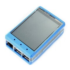Kotelo Raspberry Pi:lle ja 3,2” LCD näytölle, sininen hinta ja tiedot | Mikrokontrollerit | hobbyhall.fi
