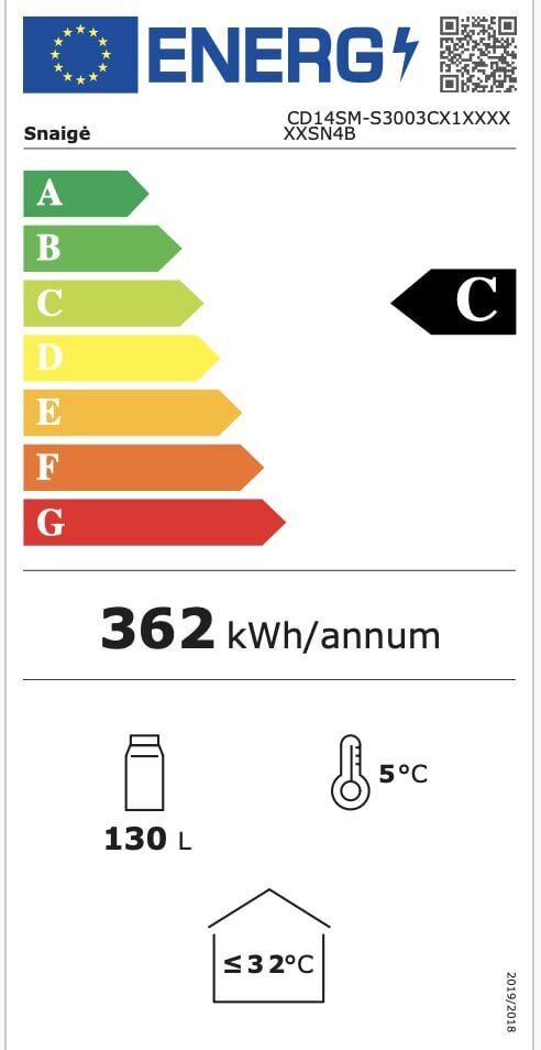Snaigė CD14SM-S3003C hinta ja tiedot | Viinikaapit | hobbyhall.fi