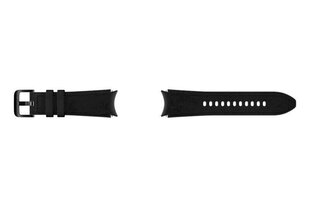 Kellon ranneke Samsung Galaxy Watch 4/4 ET-SHR88SBE Classic nahkainen S / M, musta hinta ja tiedot | Älykellojen ja aktiivisuusrannekkeiden lisätarvikkeet | hobbyhall.fi