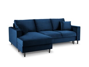 Pehmeä kulmasohva Mazzini Sofas Cartadera, sininen/musta hinta ja tiedot | Kulmasohvat ja divaanisohvat | hobbyhall.fi