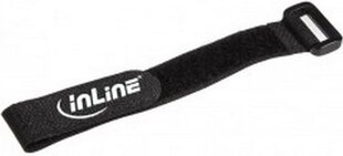 InLine Cable Strips 20x200mm 10 pcs, Black (59945F) hinta ja tiedot | InLine Tietokoneet ja pelaaminen | hobbyhall.fi