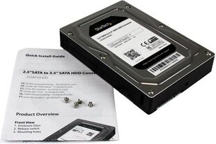 StarTech 2.5ā€¯ to 3.5ā€¯ SATA Aluminum Hard Drive Adapter (25SAT35HDD) hinta ja tiedot | StarTech Tietokoneen komponentit | hobbyhall.fi