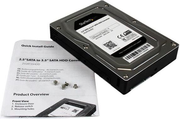 StarTech 2.5ā€¯ to 3.5ā€¯ SATA Aluminum Hard Drive Adapter (25SAT35HDD) hinta ja tiedot | Komponenttien lisätarvikkeet | hobbyhall.fi