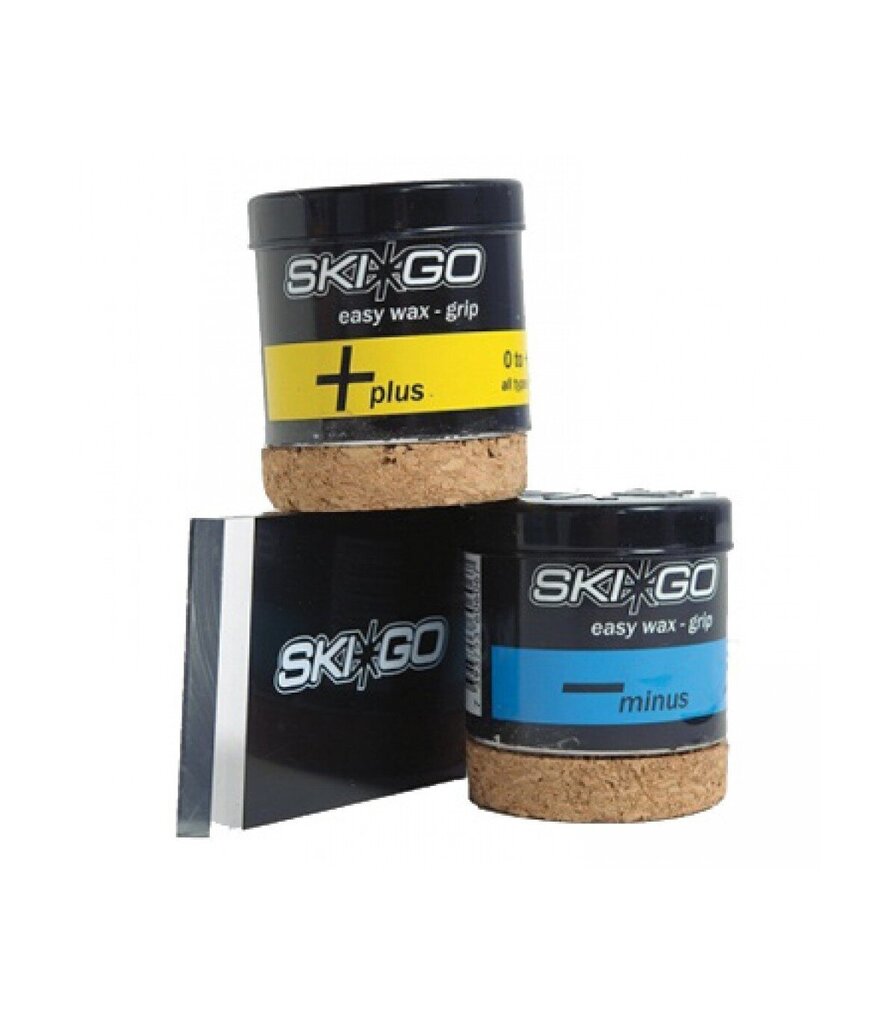 Suksirasvasetti aloittelijoille Skigo Easywax Grip, 2x45g hinta ja tiedot | Suksenhuolto | hobbyhall.fi