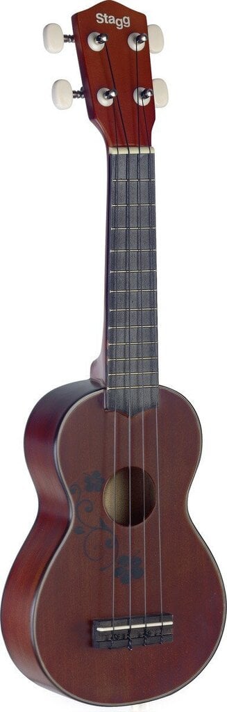 Sopraano ukulele + laukku Stagg US20 FLOWER hinta ja tiedot | Kitarat | hobbyhall.fi