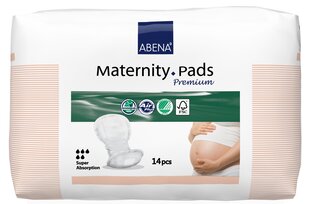 Synnytyksen jälkeiset siteet Abena Maternity Pads, 14 kpl. hinta ja tiedot | Tamponit ja terveyssiteet | hobbyhall.fi