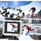 Riff SPK-1 Ultra HD 4K 16 megapikselin Wi-Fi-urheilukamera 2 tuuman LCD-kaukosäätimellä ja 8x kiinnityssarjalla, musta hinta ja tiedot | Action-kamerat | hobbyhall.fi