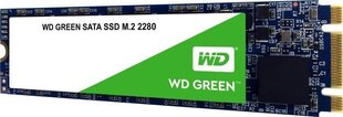 WD Green SSD 480GB M.2 2280 SATA III hinta ja tiedot | Kovalevyt | hobbyhall.fi