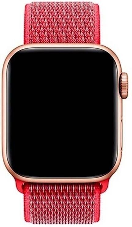 Apple Watch ranneke Devia Deluxe Series Sport3 (40mm), punainen hinta ja tiedot | Älykellojen ja aktiivisuusrannekkeiden lisätarvikkeet | hobbyhall.fi