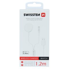 Swissten 2-in-1 Lightning Cable + Apple Watchin langaton laturi hinta ja tiedot | Älykellojen ja aktiivisuusrannekkeiden lisätarvikkeet | hobbyhall.fi