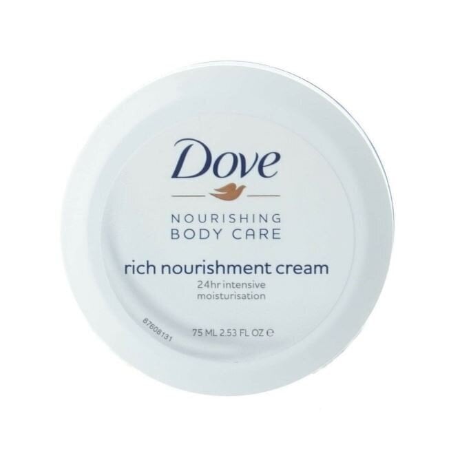 Kosteuttava ja ravitseva vartalovoide Dove Rich Nourishement Beauty Cream 75 ml hinta ja tiedot | Vartalovoiteet ja -emulsiot | hobbyhall.fi