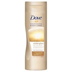 Itseruskettava vartalovoide Dove Visible Glow Fair 250 ml, Fair to Medium hinta ja tiedot | Vartalovoiteet ja -emulsiot | hobbyhall.fi