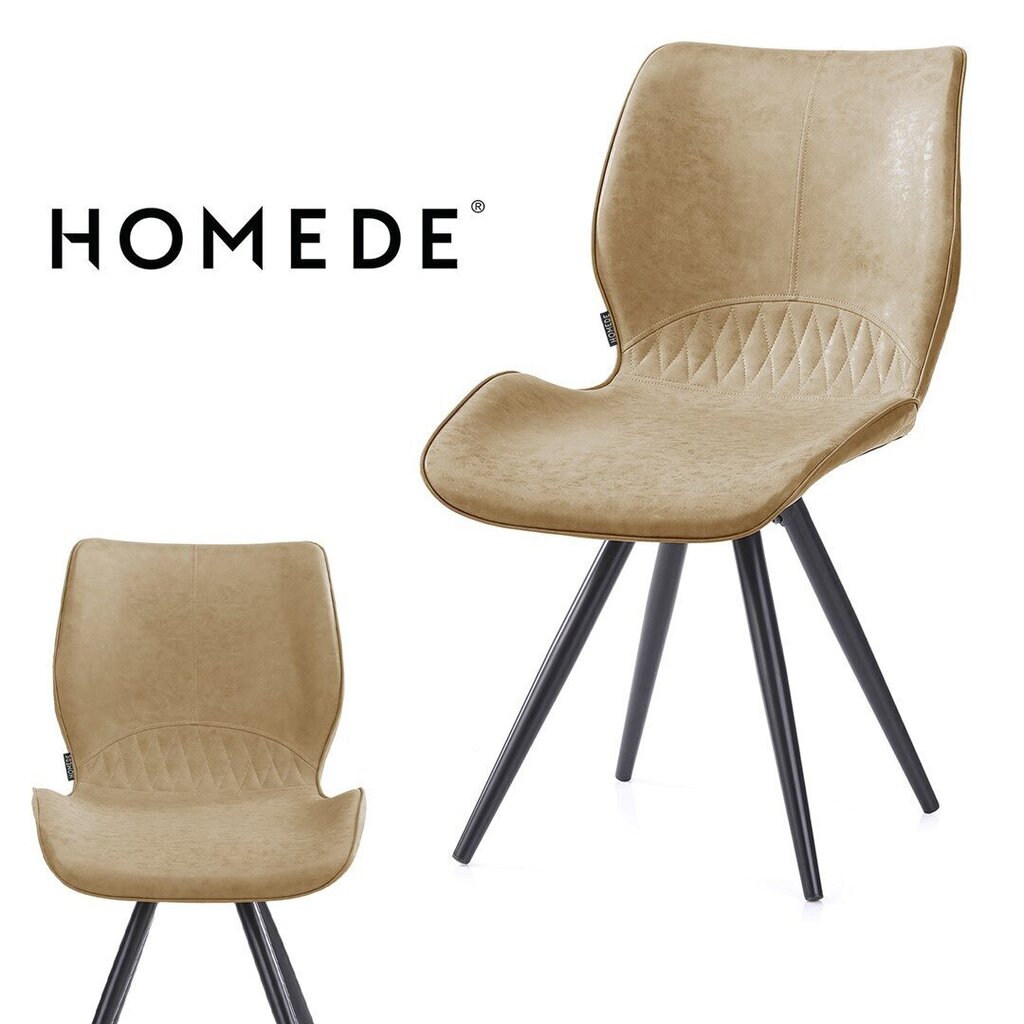 Homede Horsal tuoli, beige. hinta ja tiedot | Ruokapöydän tuolit | hobbyhall.fi