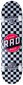 RAD Checkers Complete Skateboard, musta hinta ja tiedot | Skeittilaudat | hobbyhall.fi