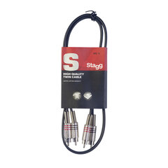 Stagg 2xRCA - 2xRCA, 2m hinta ja tiedot | Stagg Televisiot ja lisätarvikkeet | hobbyhall.fi