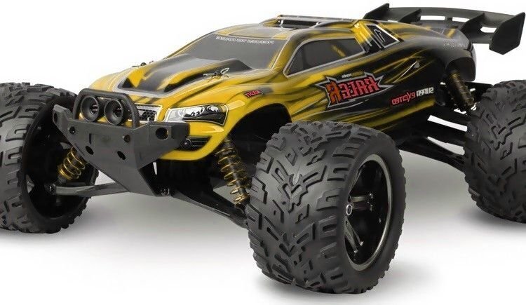 RC Truggy Racer -radio-ohjattava auto, 2WD, 1:12, 2,4 GHz, RTR, keltainen hinta ja tiedot | Poikien lelut | hobbyhall.fi