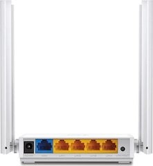 TP-LINK Dual Band Router Archer C24 802.11ac, 300+433 Mbit hinta ja tiedot | Reitittimet ja modeemit | hobbyhall.fi
