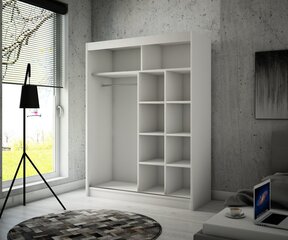 Vaatekaappi Adrk Furniture Balton 150 cm, valkoinen hinta ja tiedot | ADRK Furniture Huonekalut ja sisustus | hobbyhall.fi