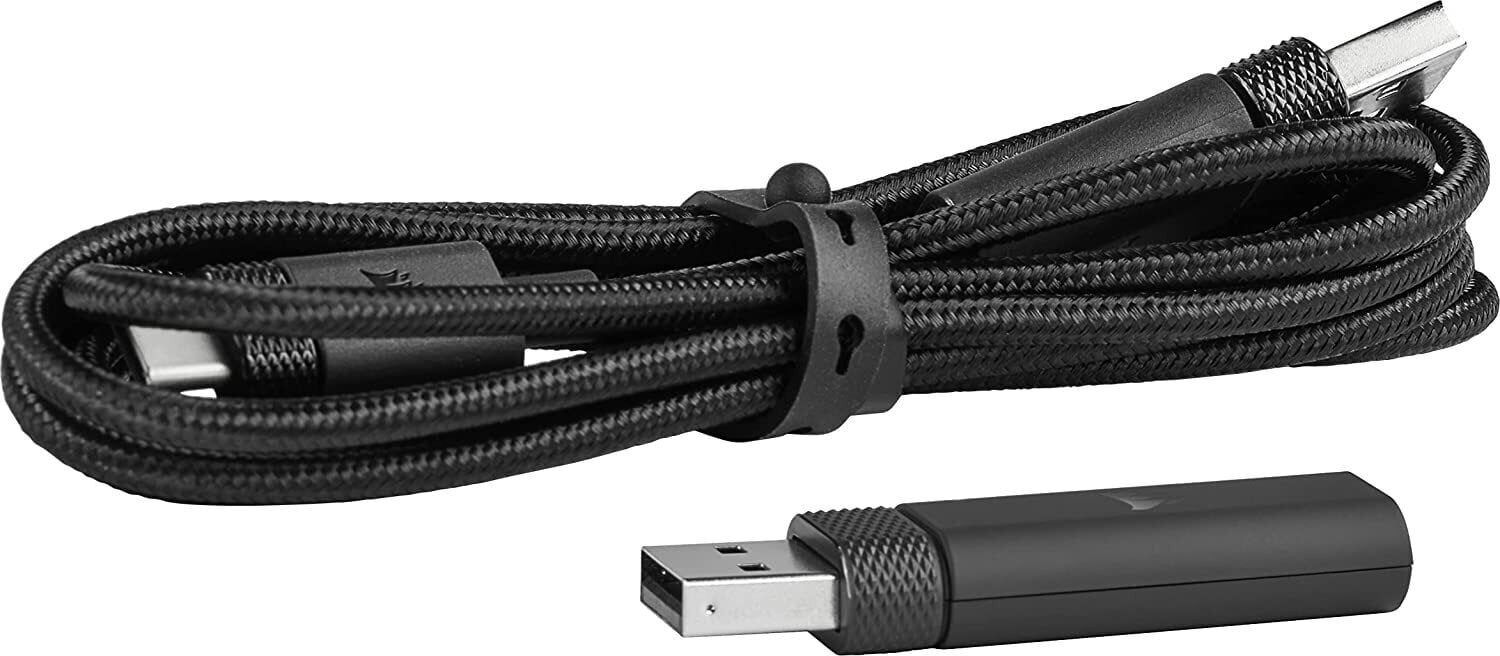 Corsair HS80 RGB Wireless Black hinta ja tiedot | Kuulokkeet | hobbyhall.fi