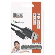 USB 2.0 A/M - micro B/M 0,2m hinta ja tiedot | Puhelinkaapelit | hobbyhall.fi