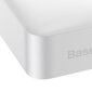 Power Bank Baseus 20000mAh Bipow 2xUSB + tyyppi C PD 3.0 QC 3.0 15W, valkoinen hinta ja tiedot | Varavirtalähteet | hobbyhall.fi