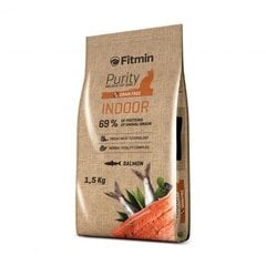 Fitmin Purity Indoor aikuisille kotikissoille kalan kanssa, 1,5 kg hinta ja tiedot | Kissan kuivaruoka | hobbyhall.fi