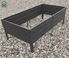 KLASIKA GARDEN istutuslaatikko 75x150x30 cm, jauhemaalattu hinta ja tiedot | Kasvihuoneet | hobbyhall.fi