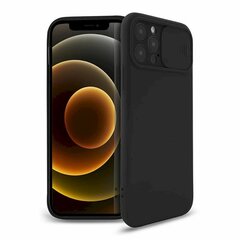 Fusion Camera Suojaa silikonikotelo Apple iPhone 13 Pro Musta hinta ja tiedot | Puhelimen kuoret ja kotelot | hobbyhall.fi