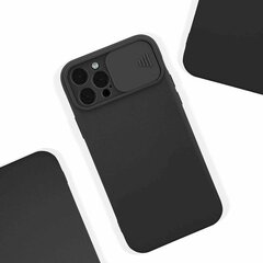 Fusion Camera Suojaa silikonikotelo Apple iPhone 13 Pro Musta hinta ja tiedot | Puhelimen kuoret ja kotelot | hobbyhall.fi