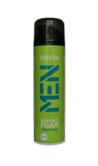 SIRENA Men Sensitive Parranajovaahto herkälle iholle, 250 ml hinta ja tiedot | Parranajo ja karvanpoisto | hobbyhall.fi