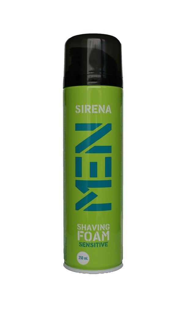 SIRENA Men Sensitive Parranajovaahto herkälle iholle, 250 ml hinta ja tiedot | Parranajo ja karvanpoisto | hobbyhall.fi