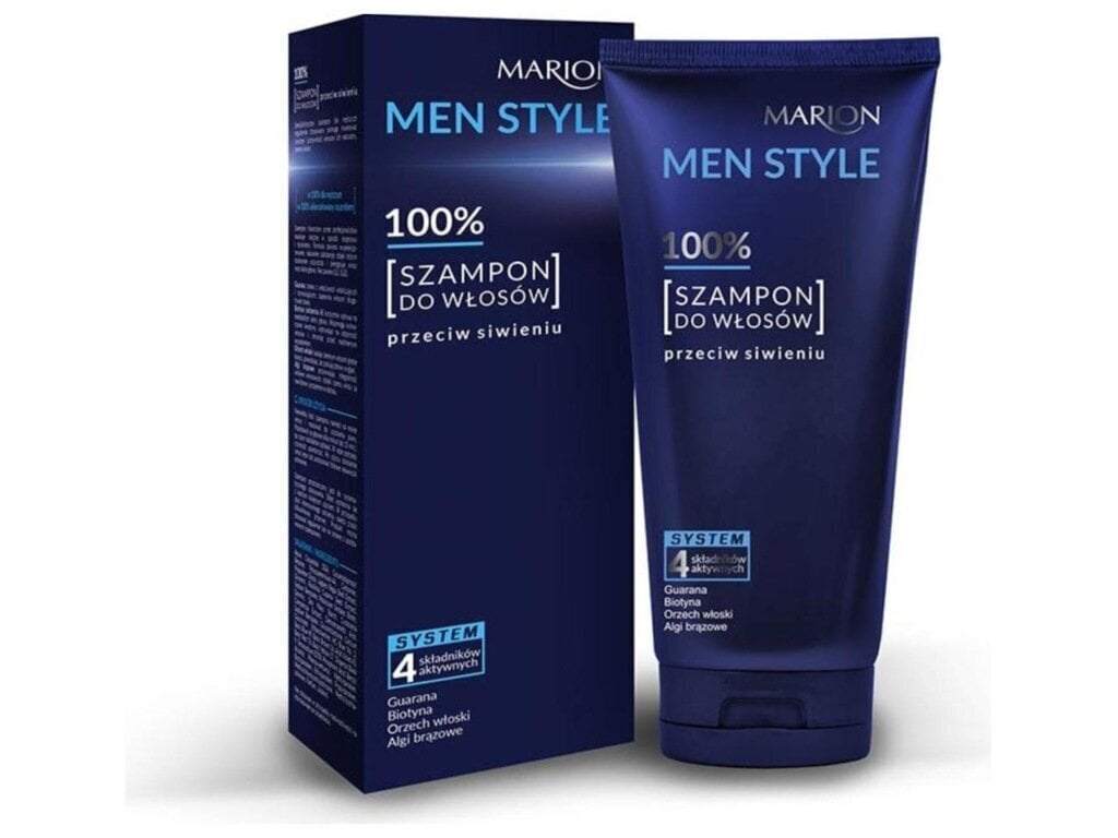 Shampoo miehille Marion Men Style 100%, 150 ml hinta ja tiedot | Shampoot | hobbyhall.fi