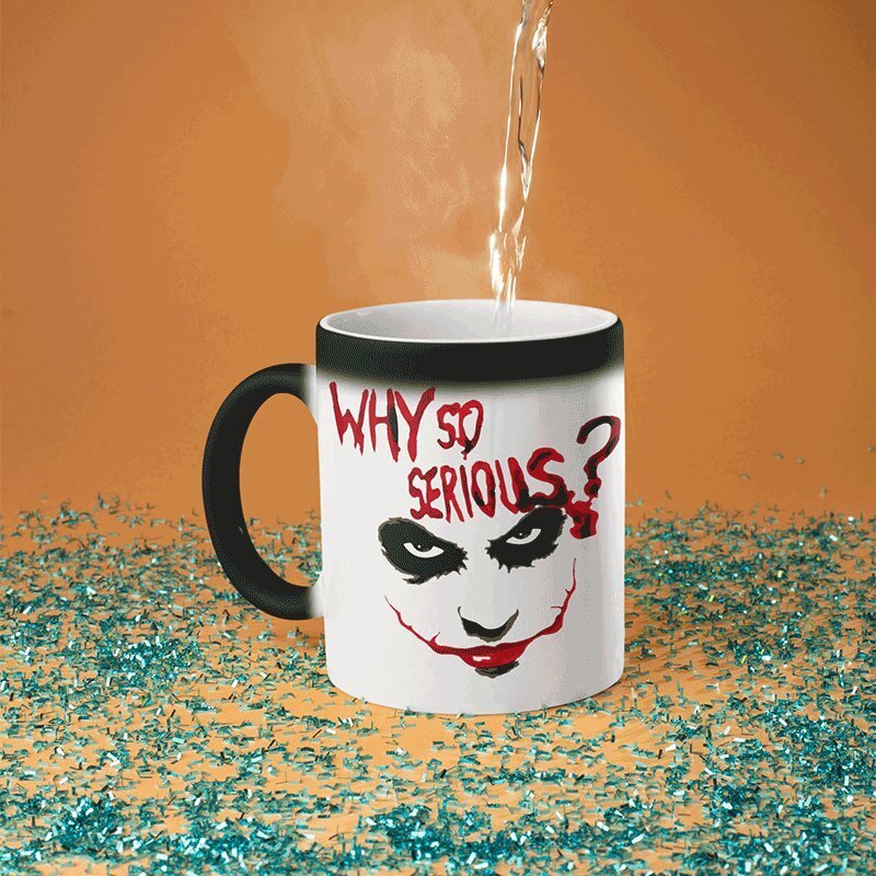 Kuppi "Why so serious?" hinta ja tiedot | Hauskat mukit | hobbyhall.fi