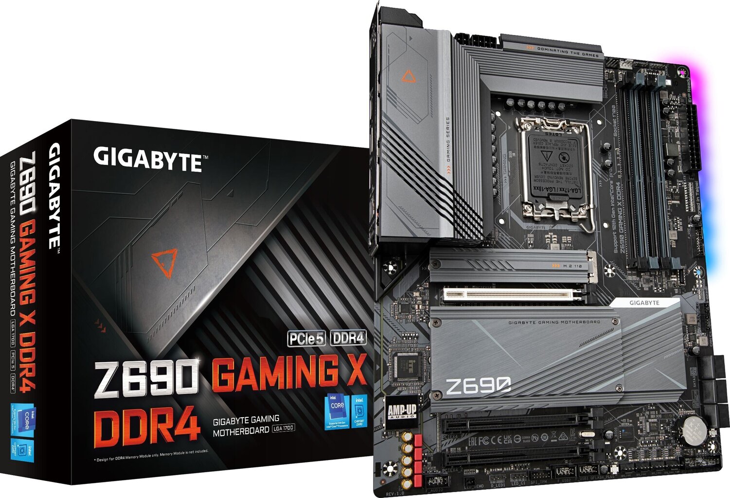 Gigabyte Z690 GAMING X DDR4 hinta ja tiedot | Emolevyt | hobbyhall.fi