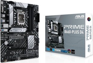 Asus PRIME B660-PLUS D4 hinta ja tiedot | Asus Tietokoneet ja pelaaminen | hobbyhall.fi