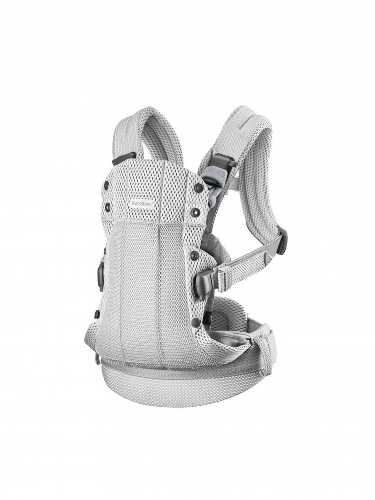 BABYBJORN kantolaukku HARMONY 3D Mesh, 088004, hopea. hinta ja tiedot | Kantoreput | hobbyhall.fi