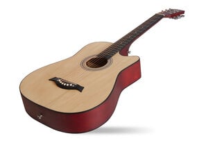 Aiers SG040C Akustinen kitarasetti 38 "luonnollinen hinta ja tiedot | Kitarat | hobbyhall.fi