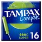 Tamponit TAMPAX Compak Super, 16 kpl hinta ja tiedot | Tamponit ja terveyssiteet | hobbyhall.fi
