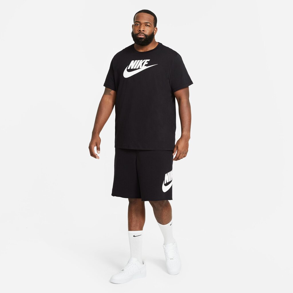 -Nike miesten T-paita NSW TEE ICON FUTURA, musta XL, 907173574 hinta ja tiedot | Miesten T-paidat | hobbyhall.fi