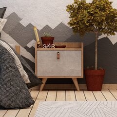 Yöpöytä Kalune Design Willow, ruskea hinta ja tiedot | Yöpöydät | hobbyhall.fi