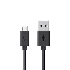 AEROZ - USBM-100 MICRO USB CABLE - 1m, Black hinta ja tiedot | Kaapelit ja adapterit | hobbyhall.fi