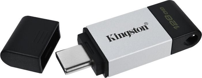 Kingston DT80, 128 GB, USB-C hinta ja tiedot | Muistitikut | hobbyhall.fi