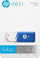 HP HPFD755W, 64 GB, USB 3.2 hinta ja tiedot | Muistitikut | hobbyhall.fi