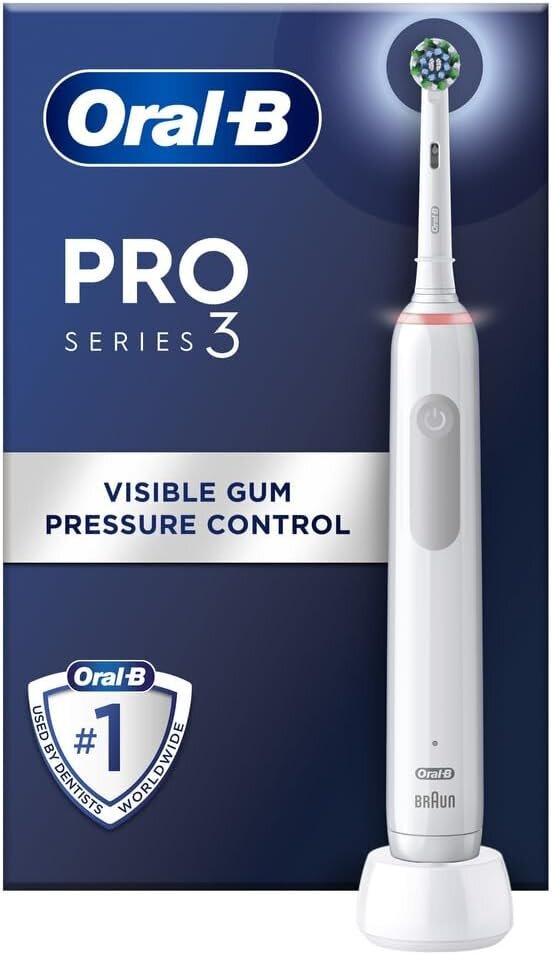 Oral-B PRO 3500 valkoinen hinta ja tiedot | Sähköhammasharjat | hobbyhall.fi