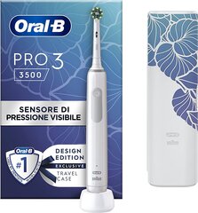 Oral-B PRO 3500 valkoinen hinta ja tiedot | Sähköhammasharjat | hobbyhall.fi