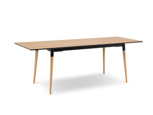 Jatkettava pöytä Intereurs86 Claude 120x80 cm, ruskea hinta ja tiedot | Interieurs86 Huonekalut ja sisustus | hobbyhall.fi