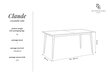 Jatkettava pöytä Intereurs86 Claude 120x80 cm, musta hinta ja tiedot | Ruokapöydät | hobbyhall.fi